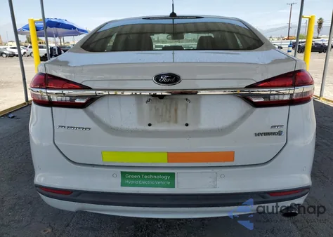 2018 Ford Fusion Se Hybrid z USA, uszkodzony, nr VIN 3FA6P0LU4JR129953